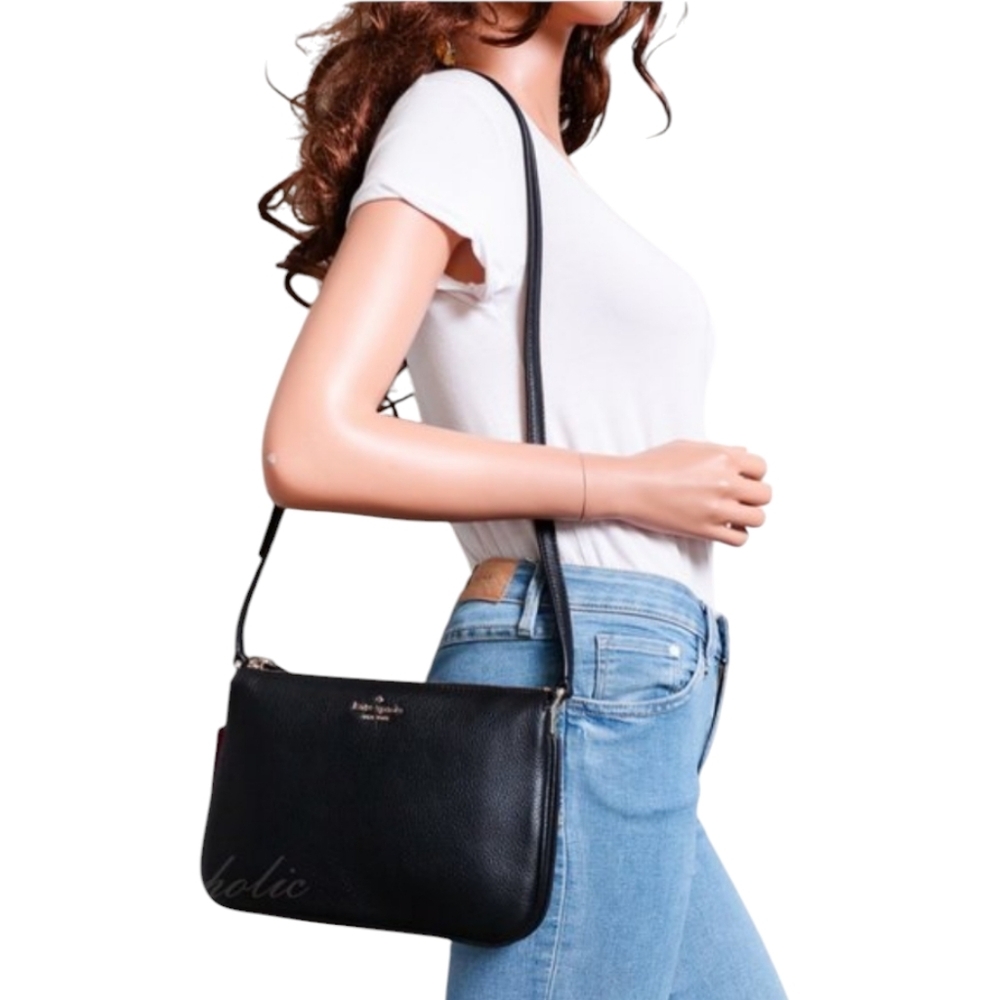 Kate Spade Leila Triple Gusset Crossbody - Picture 3 of 14